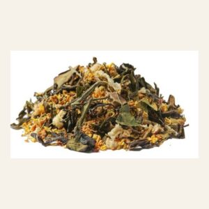 Golden osmanthus pear white tea