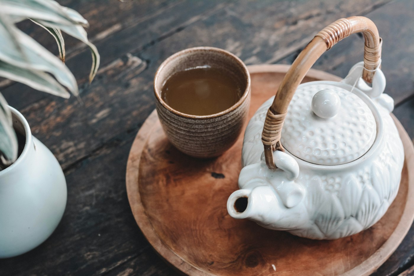 茶壶中的调味茶